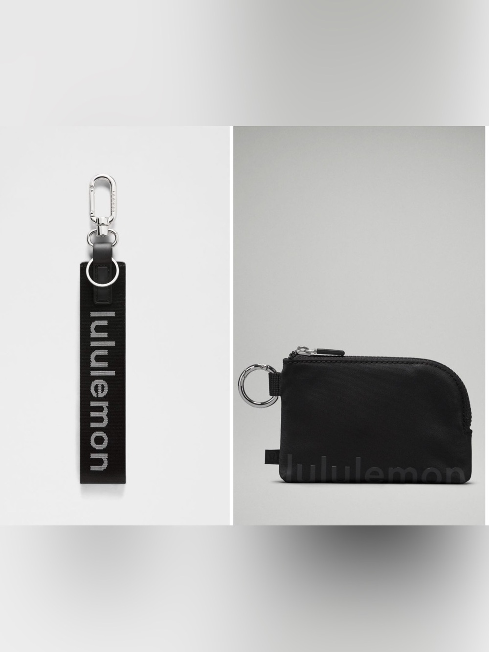 Lululemon Never Lost Keychain/Clippable Card Pouch
